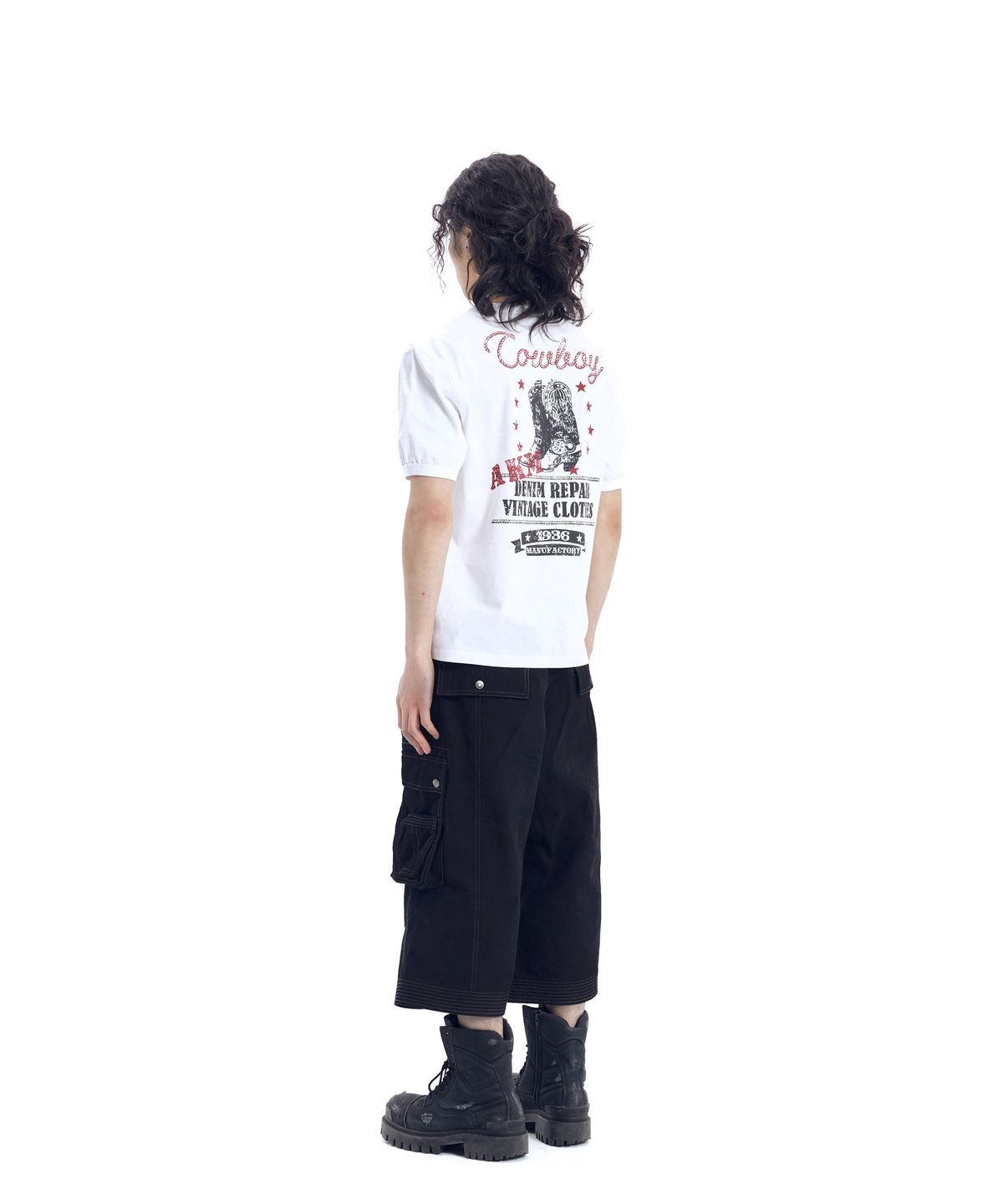 아캄(AAKAM) Boots Ringer Top (White)