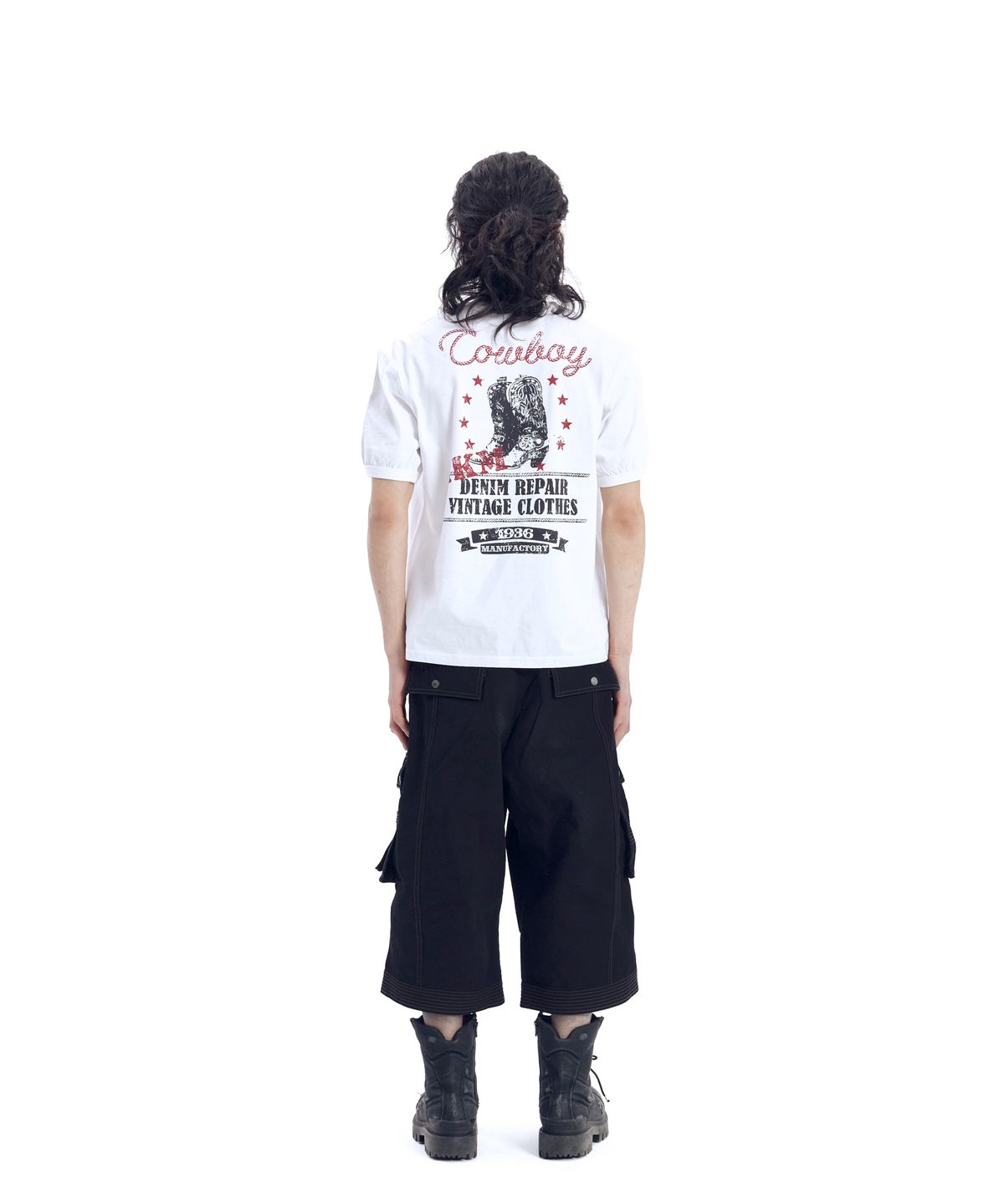 아캄(AAKAM) Boots Ringer Top (White)