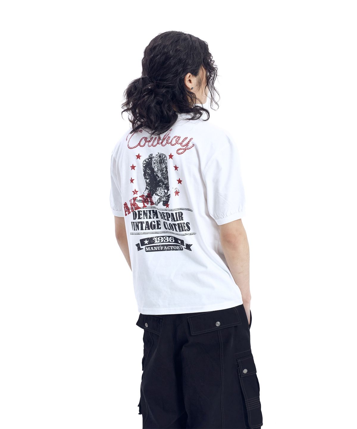 아캄(AAKAM) Boots Ringer Top (White)