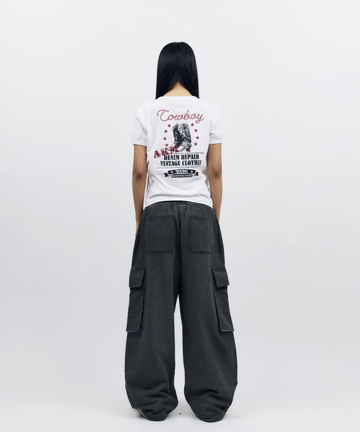 아캄(AAKAM) Boots Ringer Top (White)