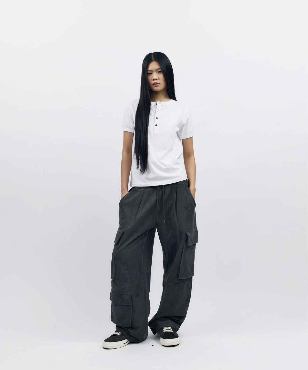 아캄(AAKAM) Boots Ringer Top (White)