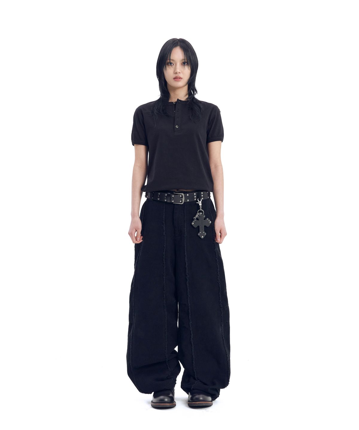아캄(AAKAM) Boots Ringer Top (Black)