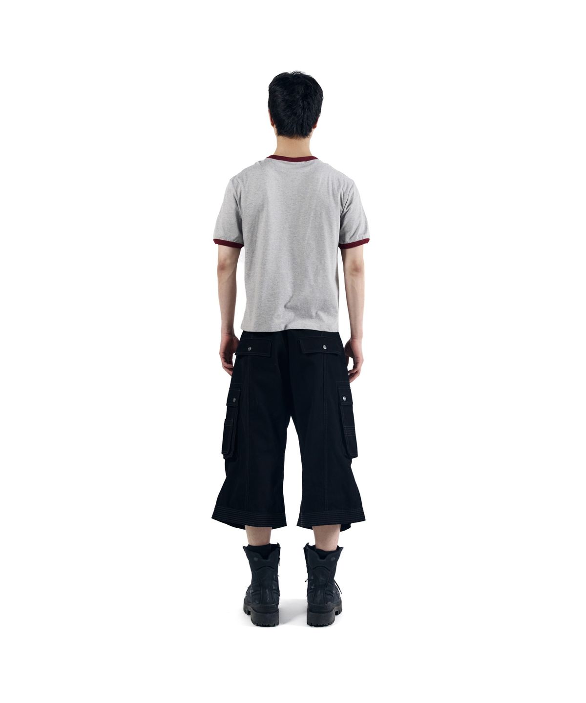 아캄(AAKAM) Horseshoe Ringer Top (Gray)