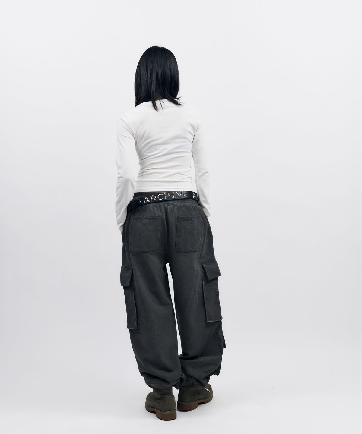 아캄(AAKAM) Cross Paper Long Sleeve (White)