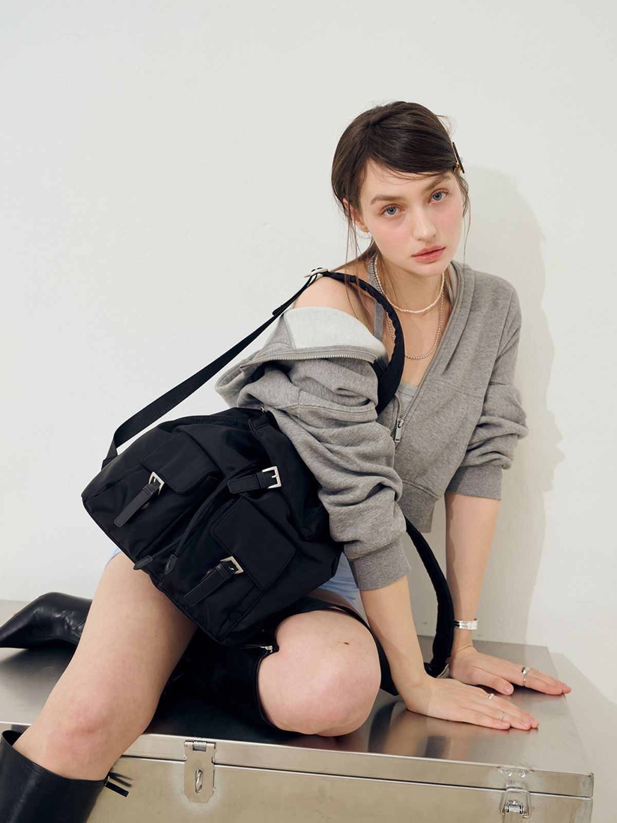 샐볼(SALBOL) SLICK BACKPACK [BLACK]