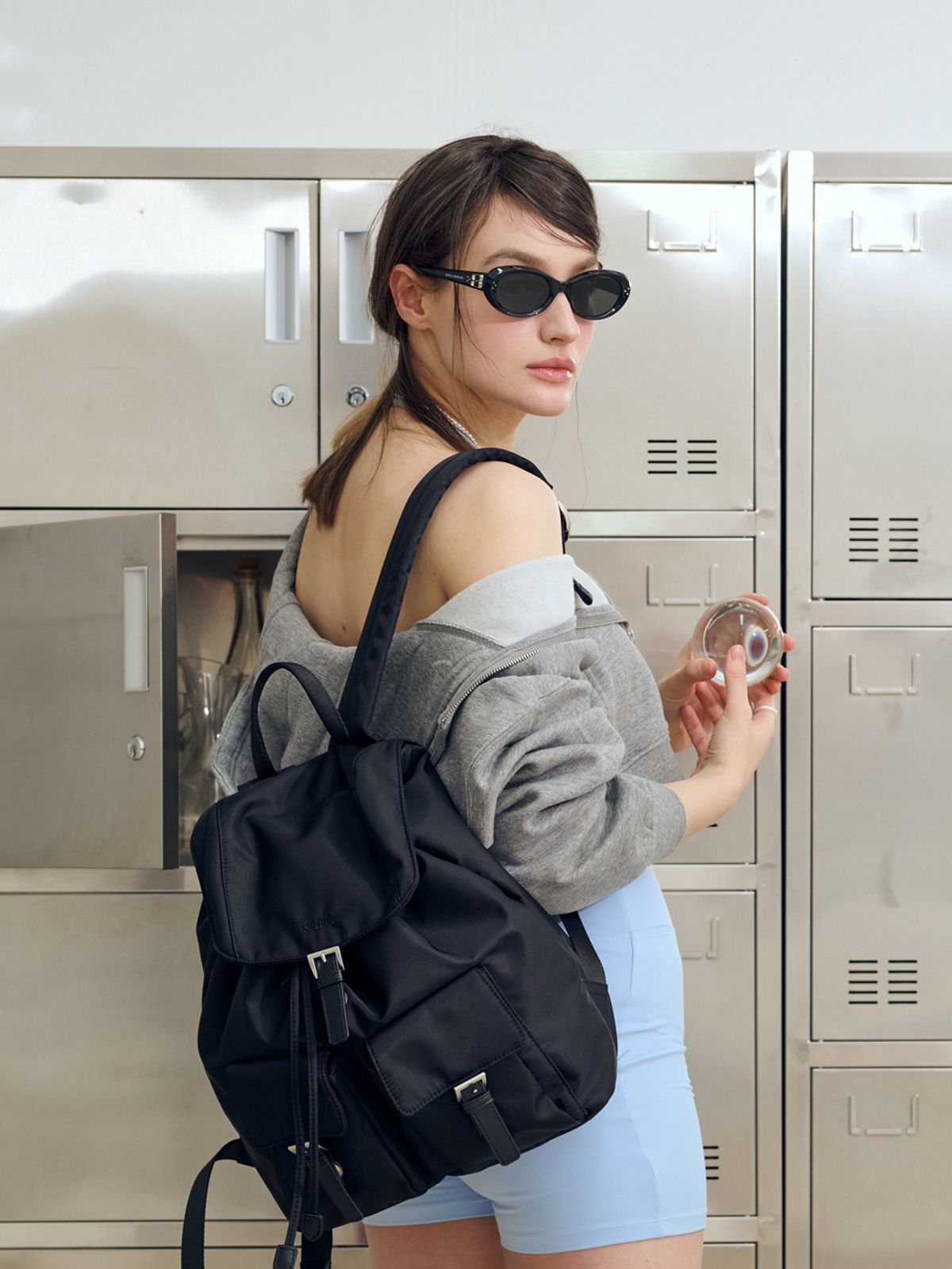 샐볼(SALBOL) SLICK BACKPACK [BLACK]