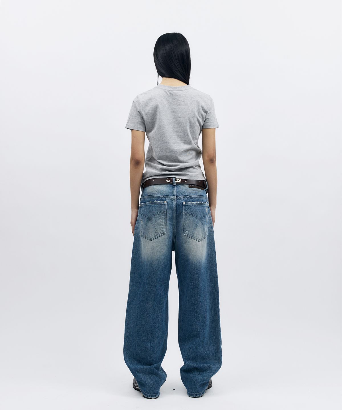 아캄(AAKAM) Annie Half Top (Gray)
