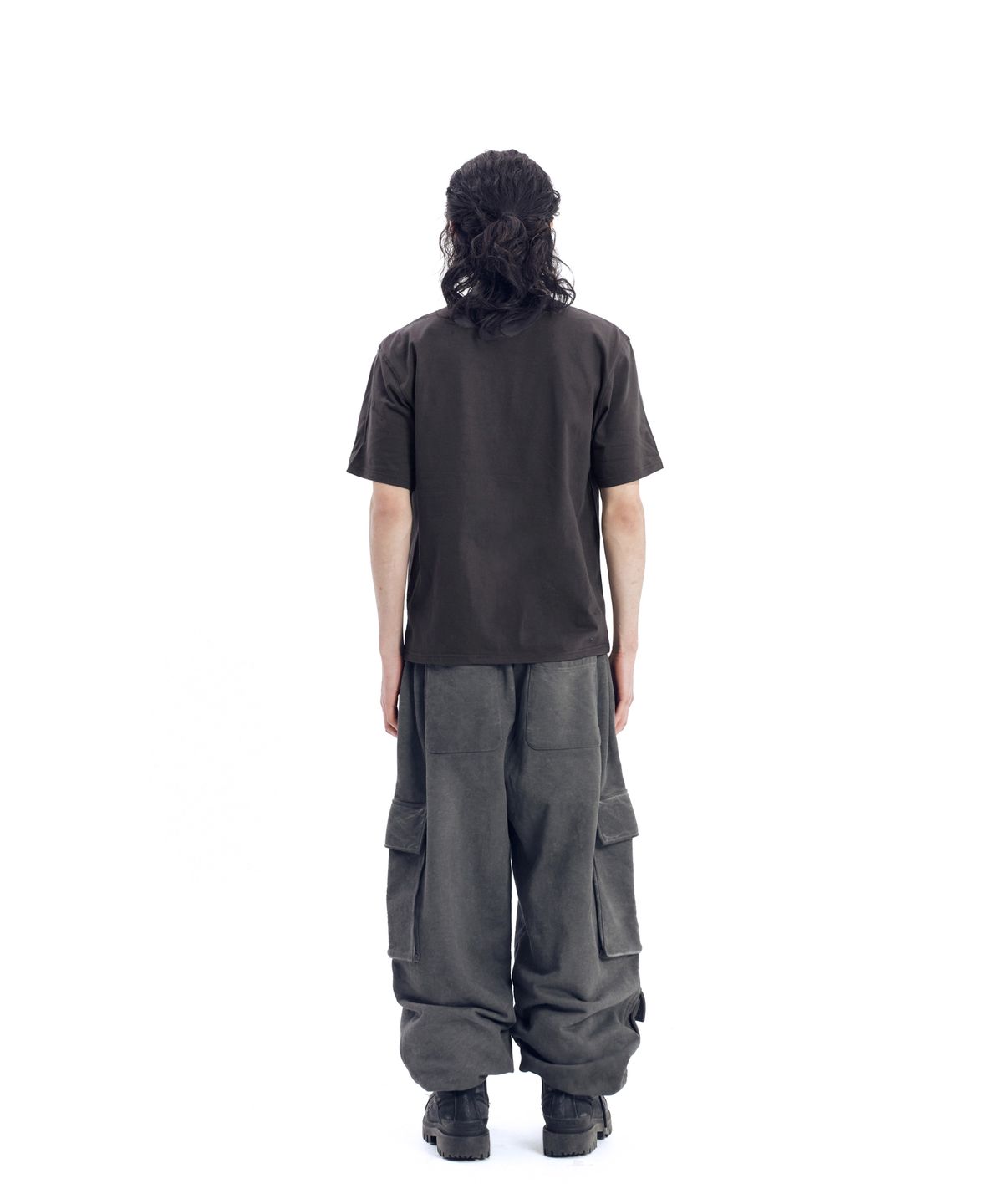 아캄(AAKAM) Annie Half Top (Dark Gray)