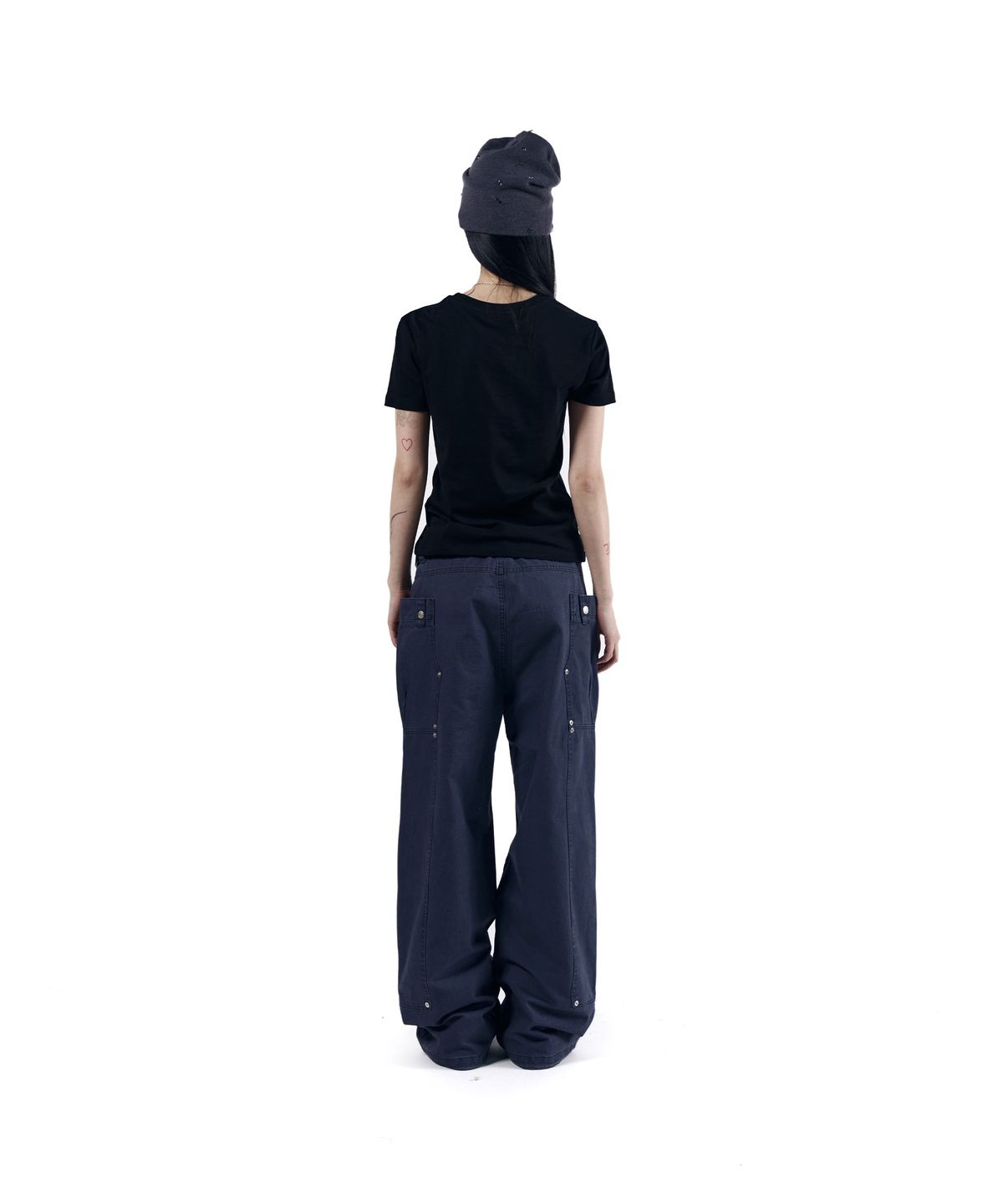 아캄(AAKAM) Western Horse Half Top (Black)