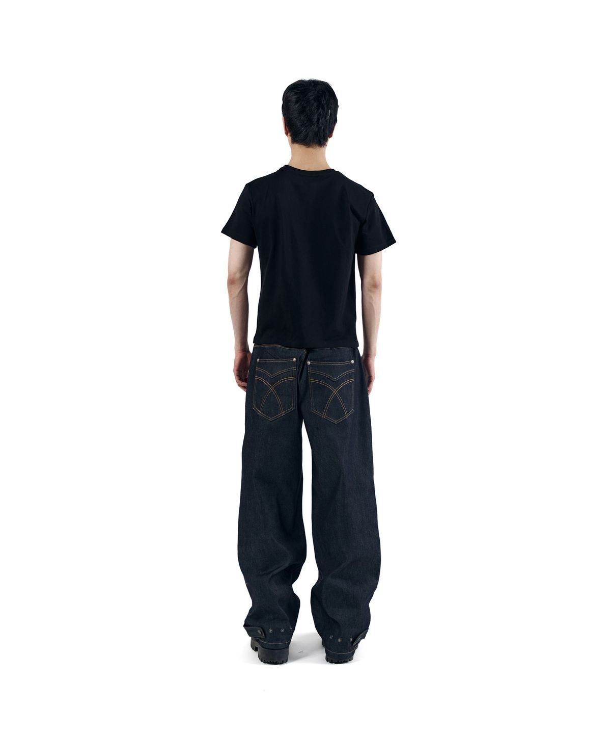 아캄(AAKAM) Western Horse Half Top (Black)