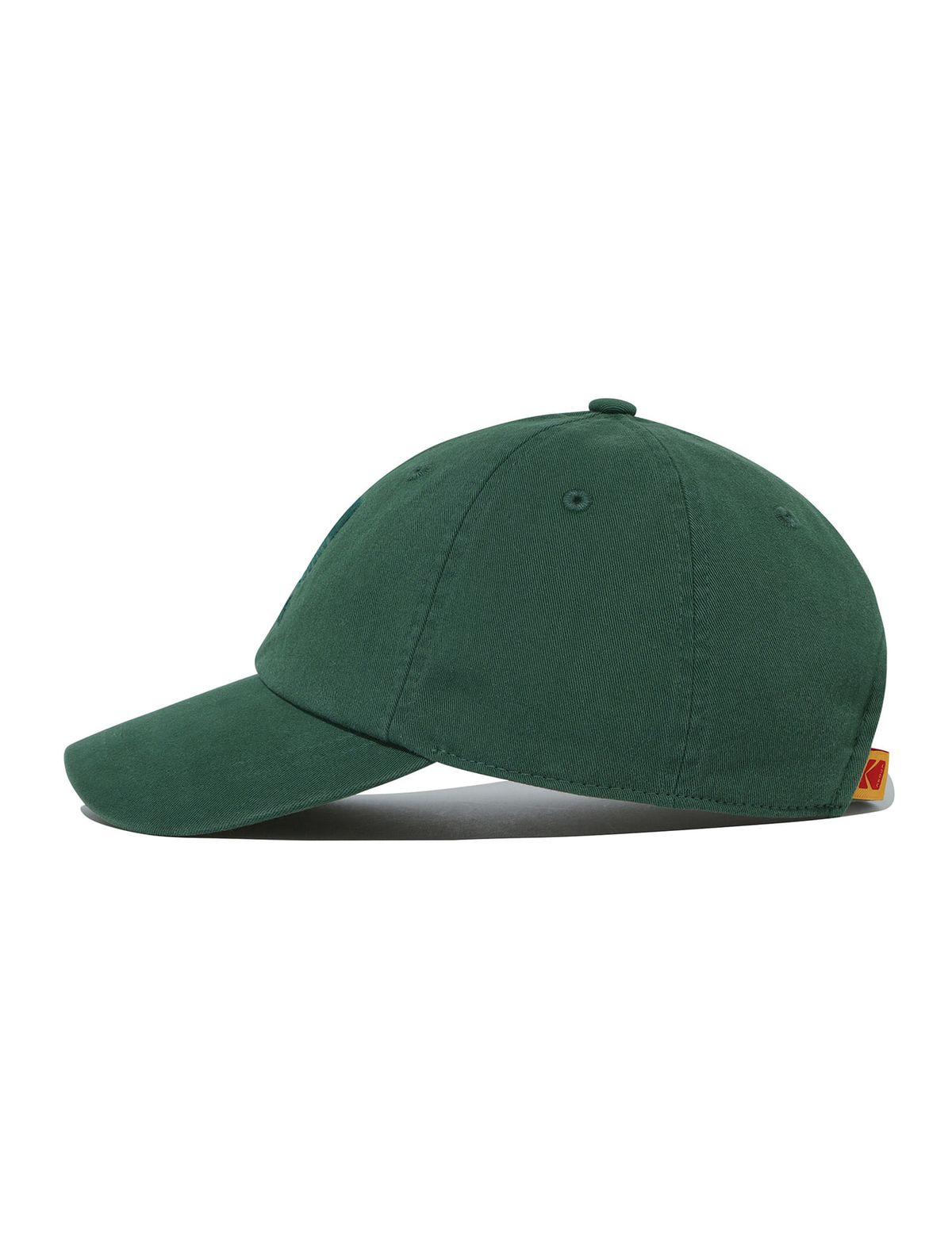 코닥(KODAK) 릴렉스핏 톤온톤 로고 자수 볼캡 GREEN