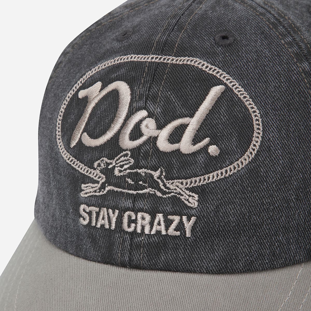 디오디(DOD) 워크코튼 배색캡(CHARCOAL GREY)