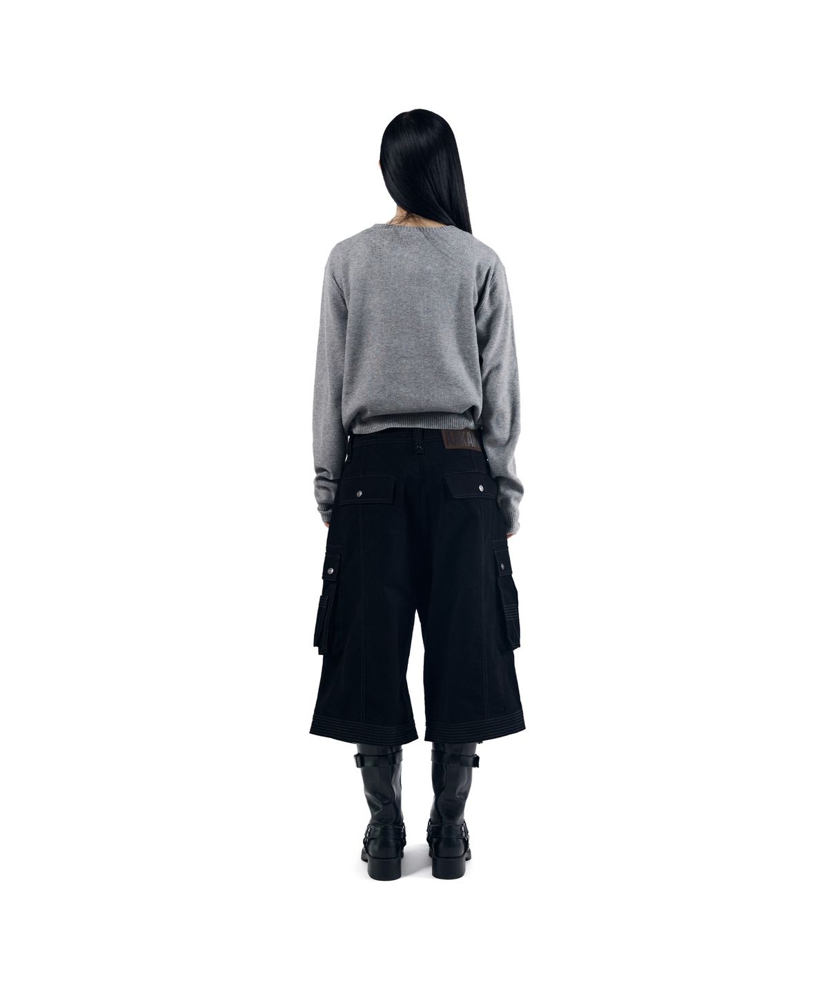 아캄(AAKAM) Granny Moddable Cardigan (Gray)
