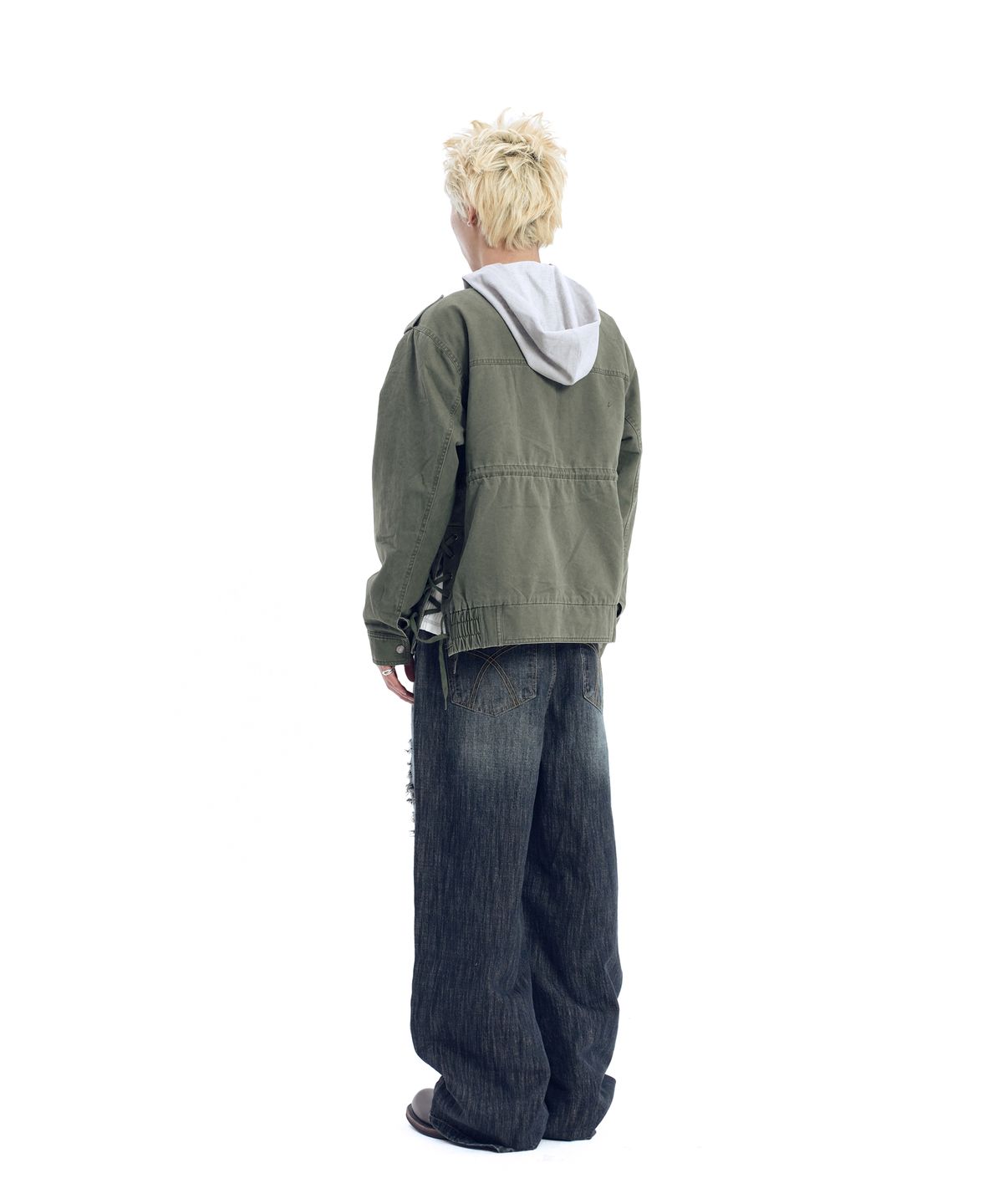 아캄(AAKAM) Nova Drawstring Field Jacket (Khaki)