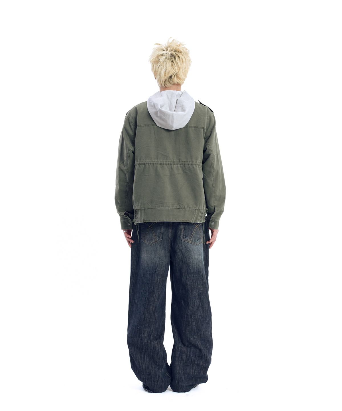 아캄(AAKAM) Nova Drawstring Field Jacket (Khaki)