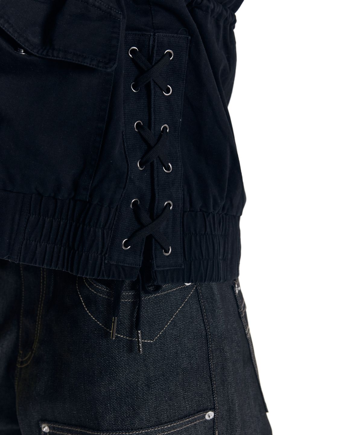 아캄(AAKAM) Nova Drawstring Field Jacket (Black)
