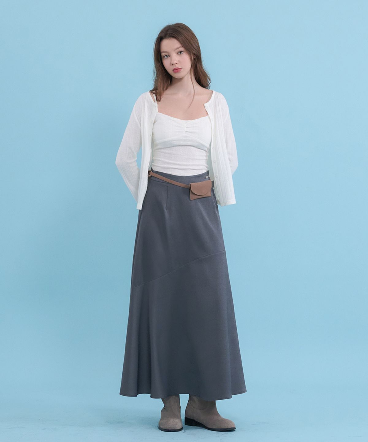 미케네(MICANE) 다이나 플레어 맥시 스커트