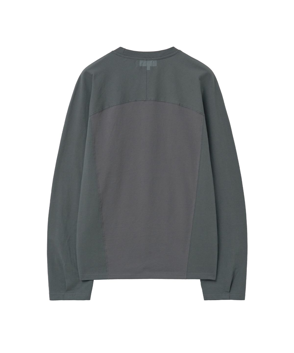 미세키서울 맨(MISEKISEOUL MEN) Two-tone raglan long sleeve CHARCOAL