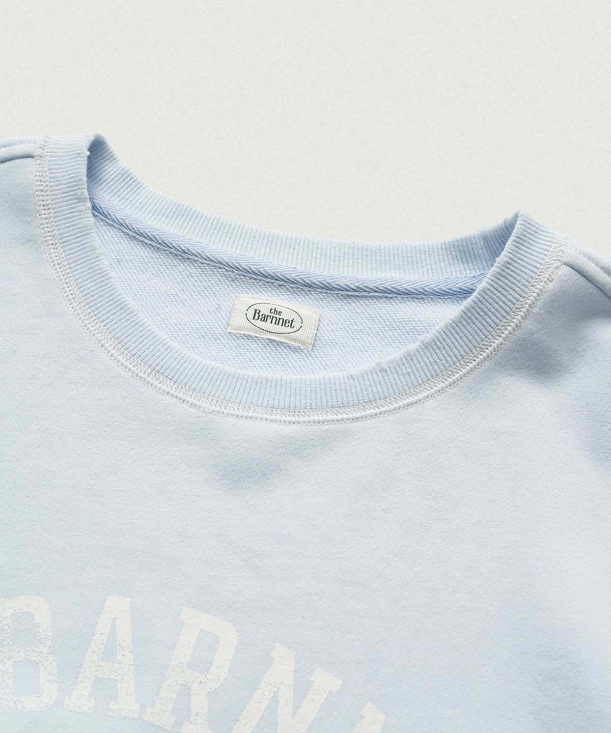 더바넷(THEBARNNET) Lettre Sweat Shirt
