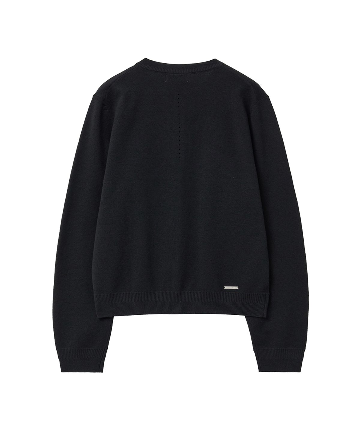미세키서울 맨(MISEKISEOUL MEN) Dual knit cardigan BLACK
