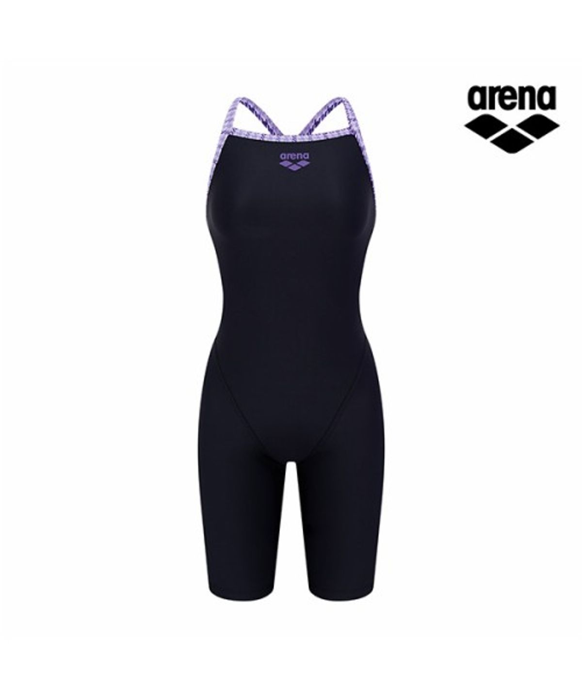 아레나(ARENA) 레이시 4부 반신 더블 크로스 스트랩백 A6SL1LH60BLK