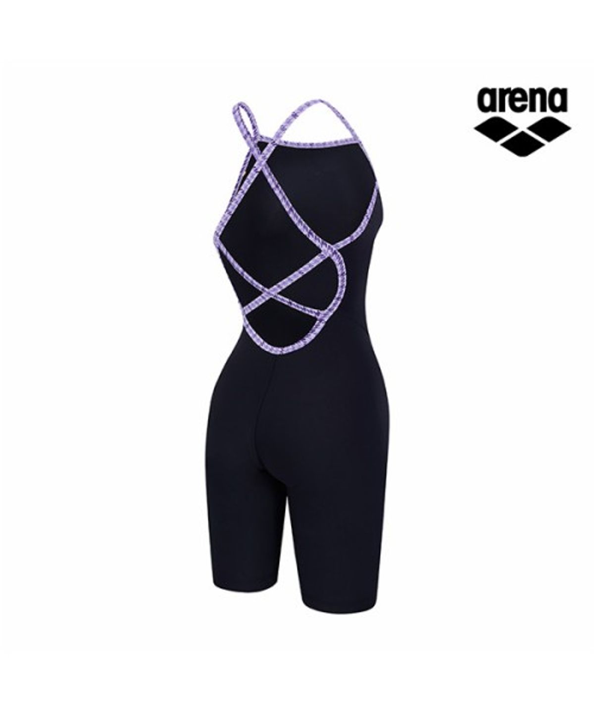 아레나(ARENA) 레이시 4부 반신 더블 크로스 스트랩백 A6SL1LH60BLK