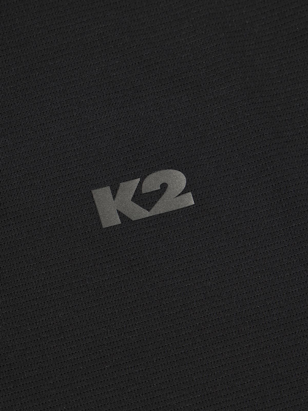 케이투(K2) E_메쉬 긴팔 집업 티셔츠_Black