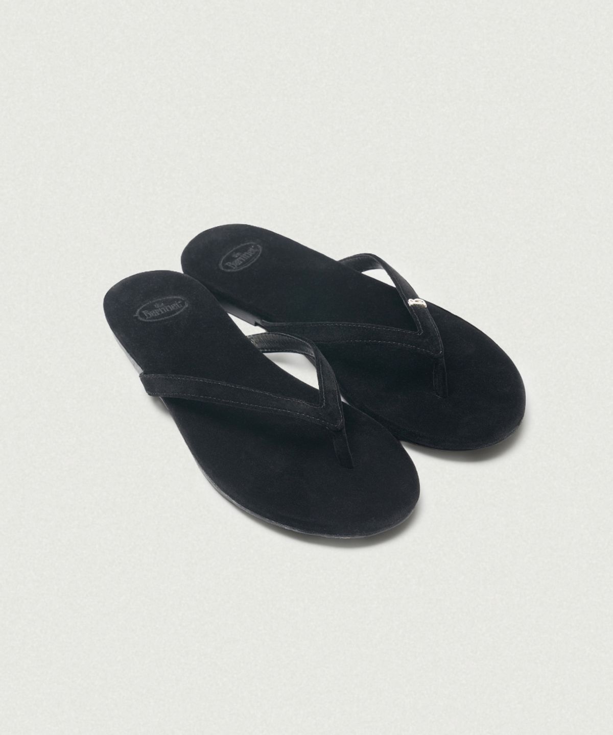 더바넷(THEBARNNET) Belua Velvet Flip-Flops_Black
