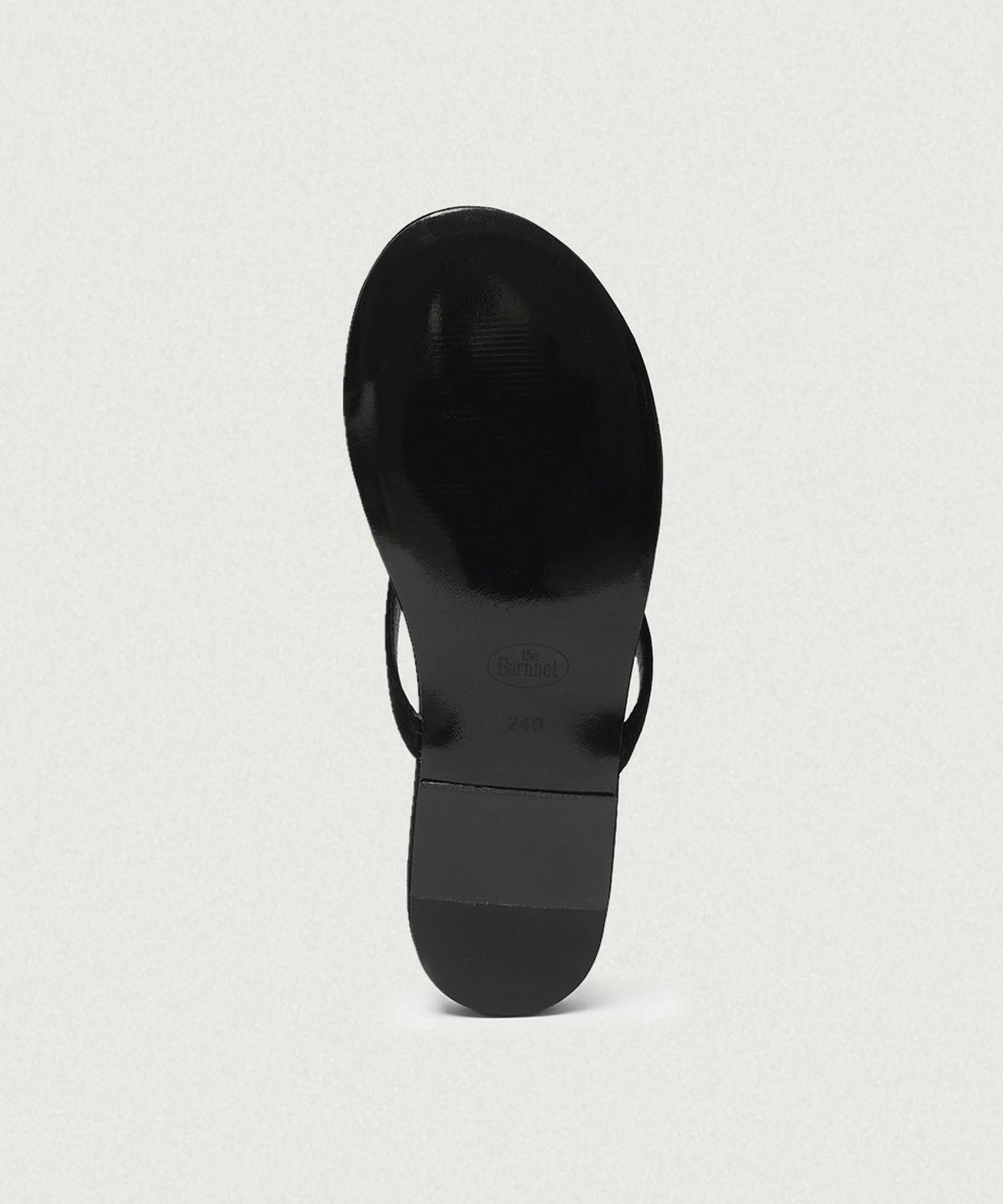 더바넷(THEBARNNET) Belua Velvet Flip-Flops_Black