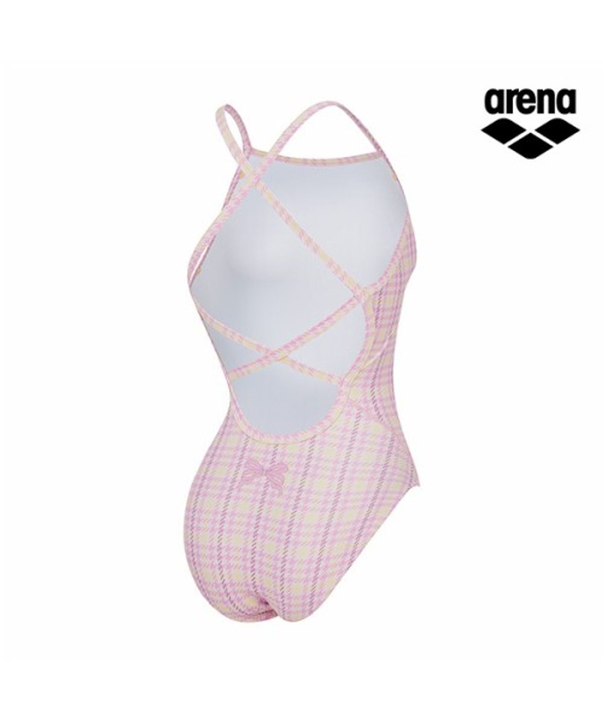 아레나(ARENA) 레이시 원피스 더블 크로스 스트랩백 A6SL1LO60PNK
