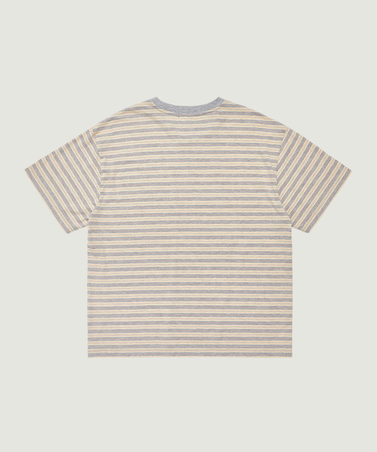 그로브(GROVE) TANI STRIPE H/S T-SHIRT (GRAY)