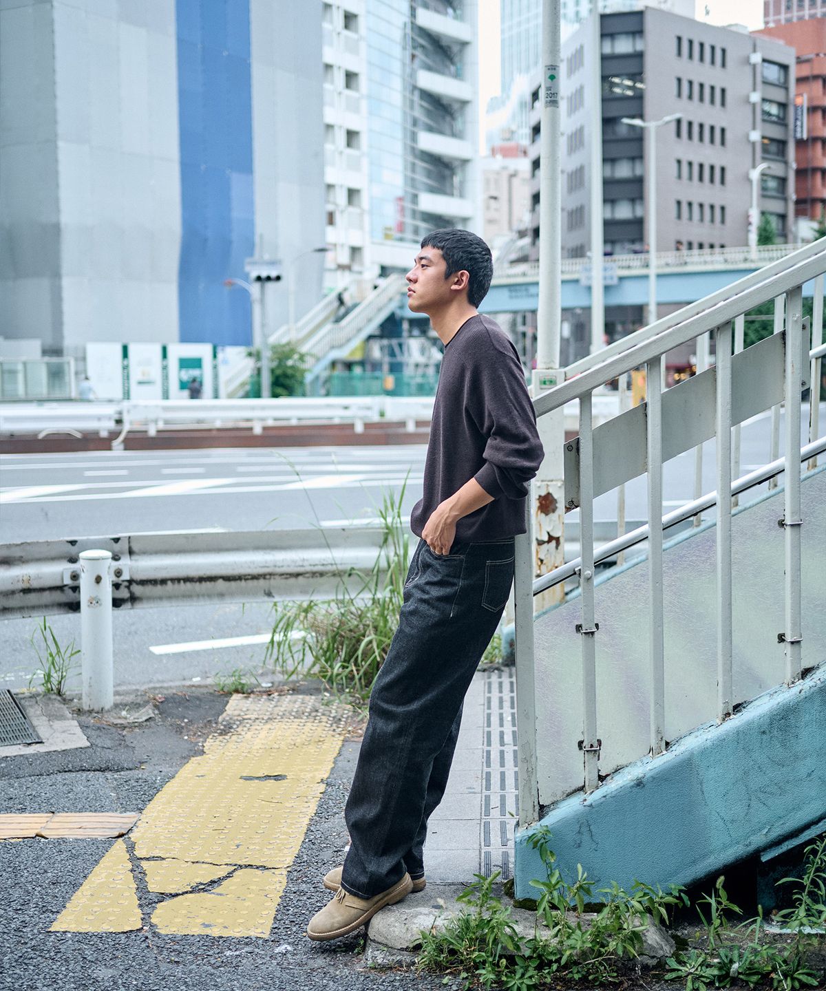 플랙(PLAC) [KUROKI] WIDE DENIM_DARK INDIGO