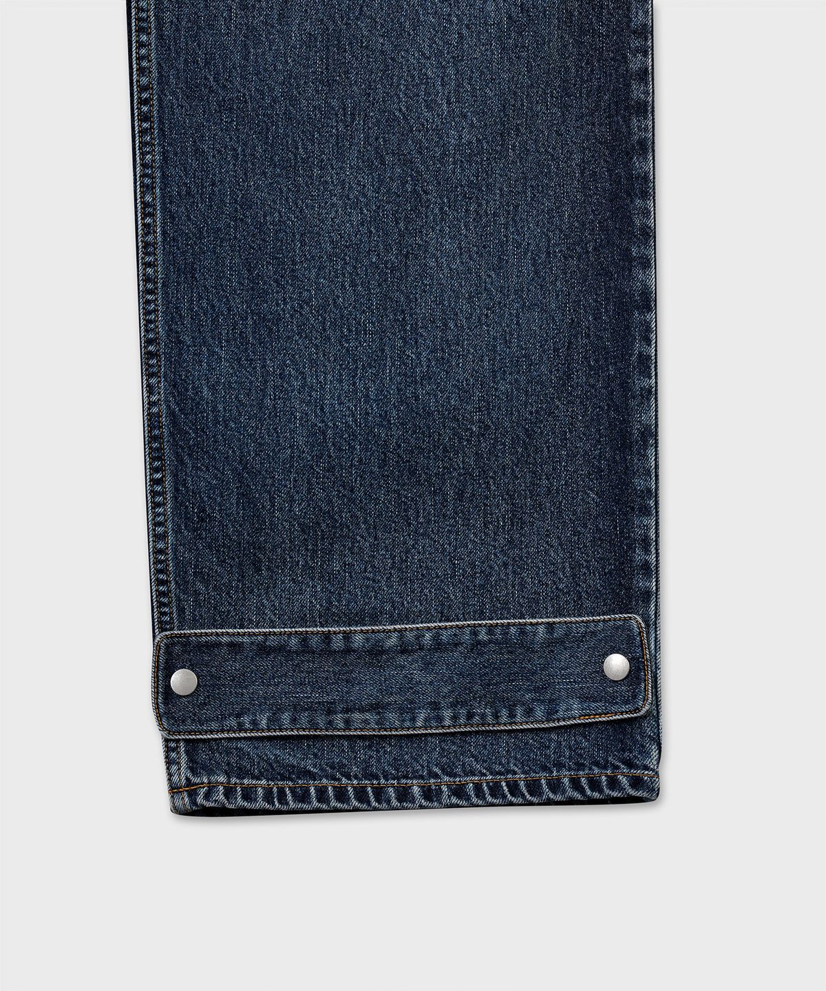 플랙(PLAC) [SHIOTA MADE] WIDE DENIM_FADED WASHED
