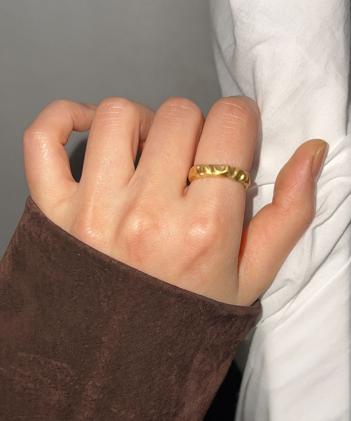 시에가하우스(SIEGA HOUSE) SHIR RING 03 (SOFT-GOLD)