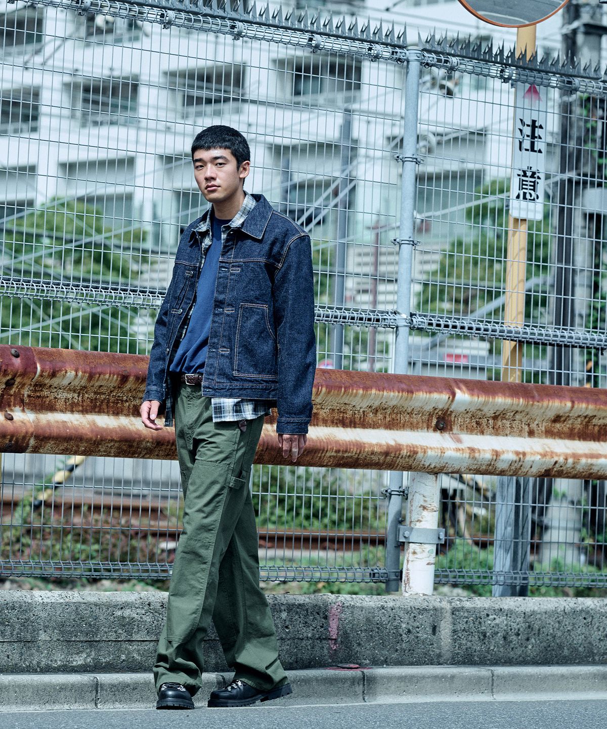 플랙(PLAC) [SHIOTA MADE] CARPENTER WORK PANTS_OLIVE