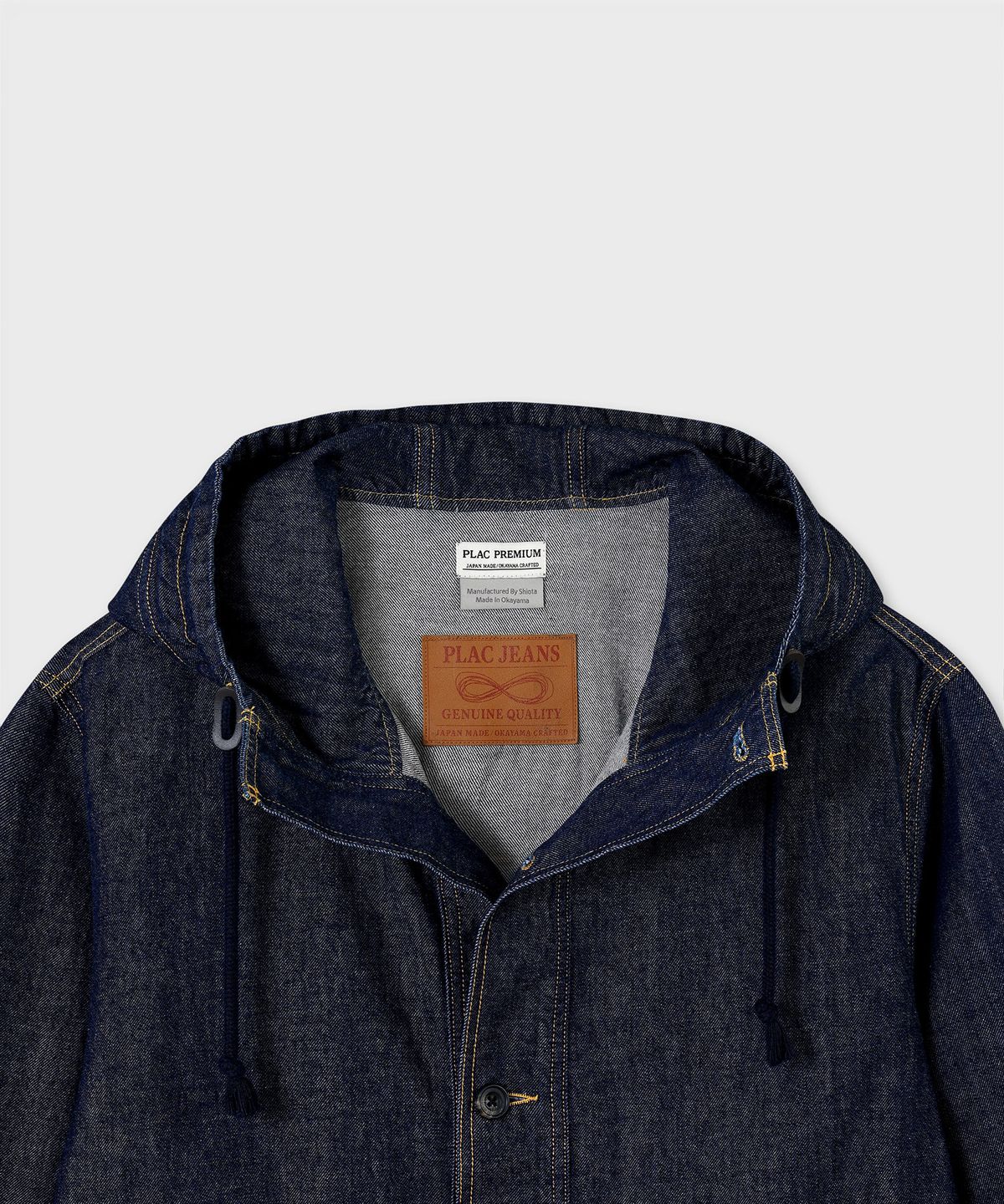 플랙(PLAC) [SHIOTA MADE] WORK DENIM HOOD JACKET_INDIGO