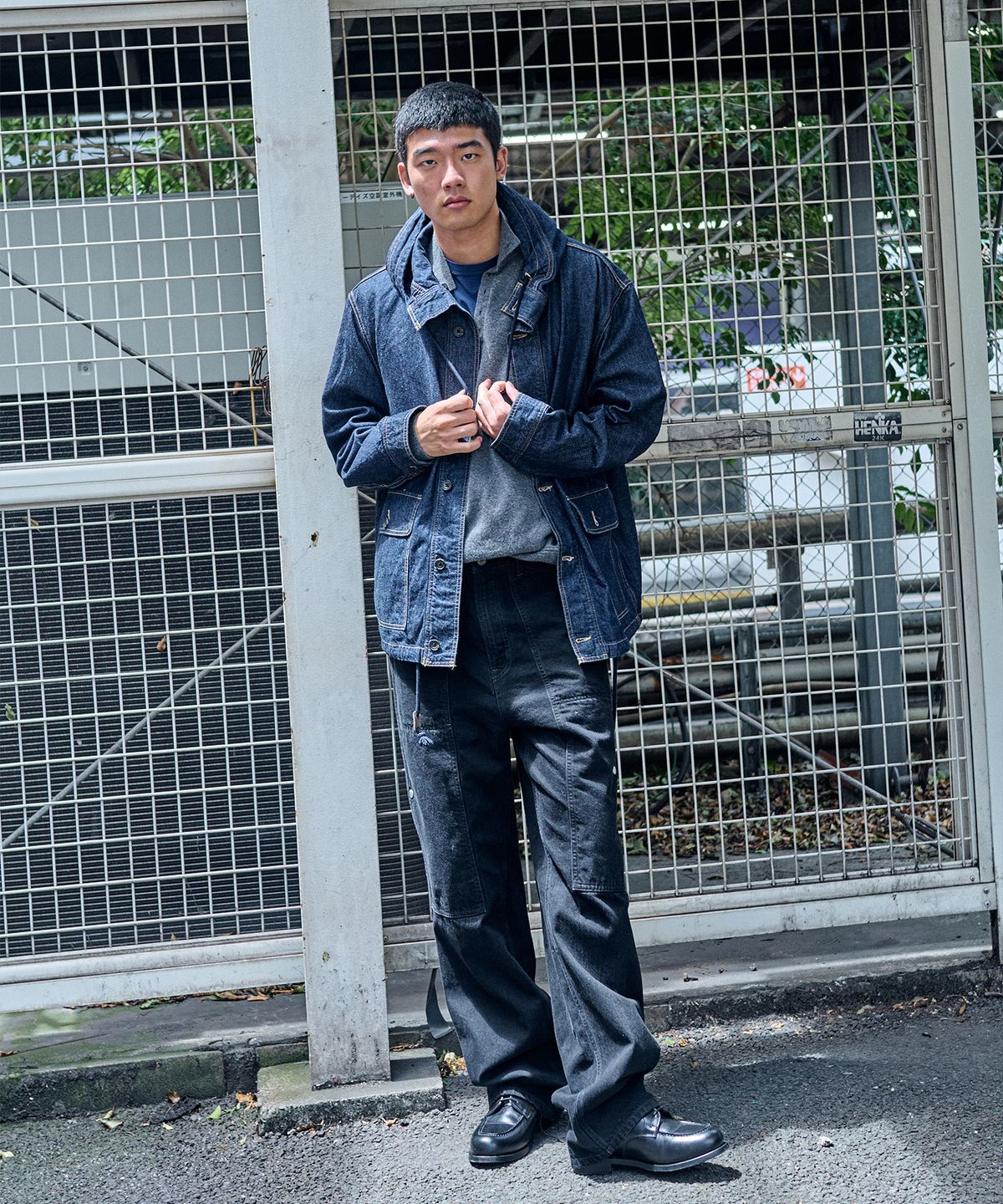 플랙(PLAC) [SHIOTA MADE] WORK DENIM HOOD JACKET_INDIGO