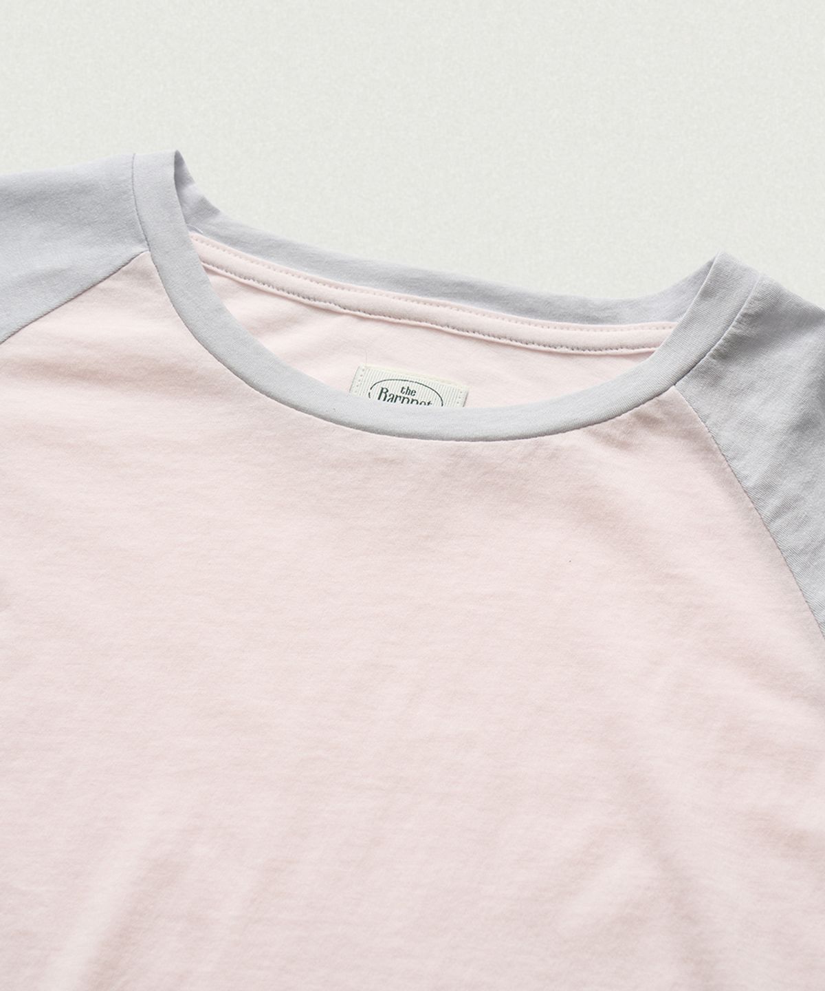 더바넷(THEBARNNET) Raw Raglan T-Shirt_Light Pink