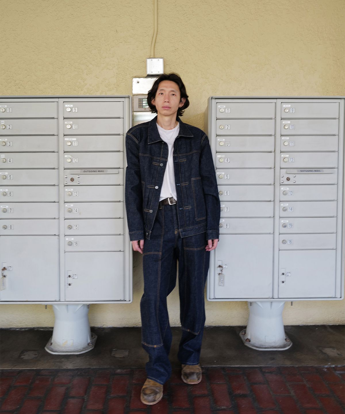 플랙(PLAC) [SHIOTA MADE] TYPE-2 WORK DENIM JACKET_INDIGO