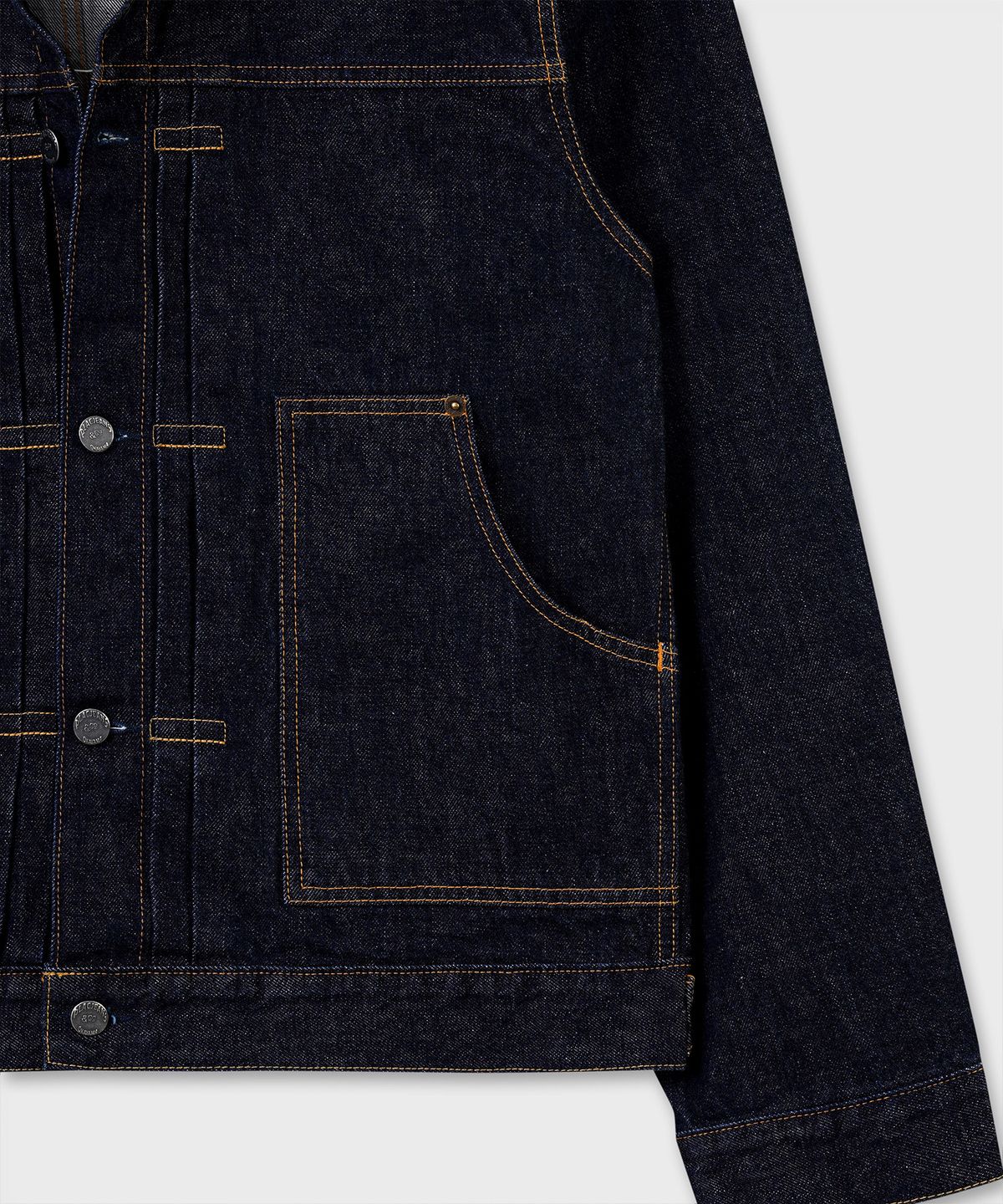 플랙(PLAC) [SHIOTA MADE] TYPE-2 WORK DENIM JACKET_INDIGO