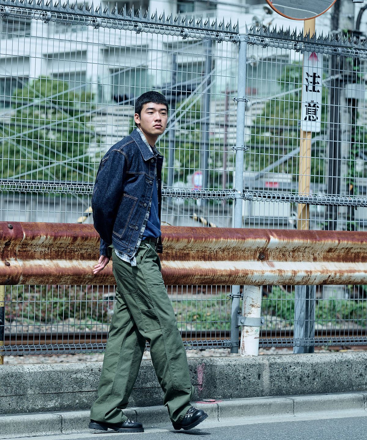 플랙(PLAC) [SHIOTA MADE] TYPE-2 WORK DENIM JACKET_INDIGO