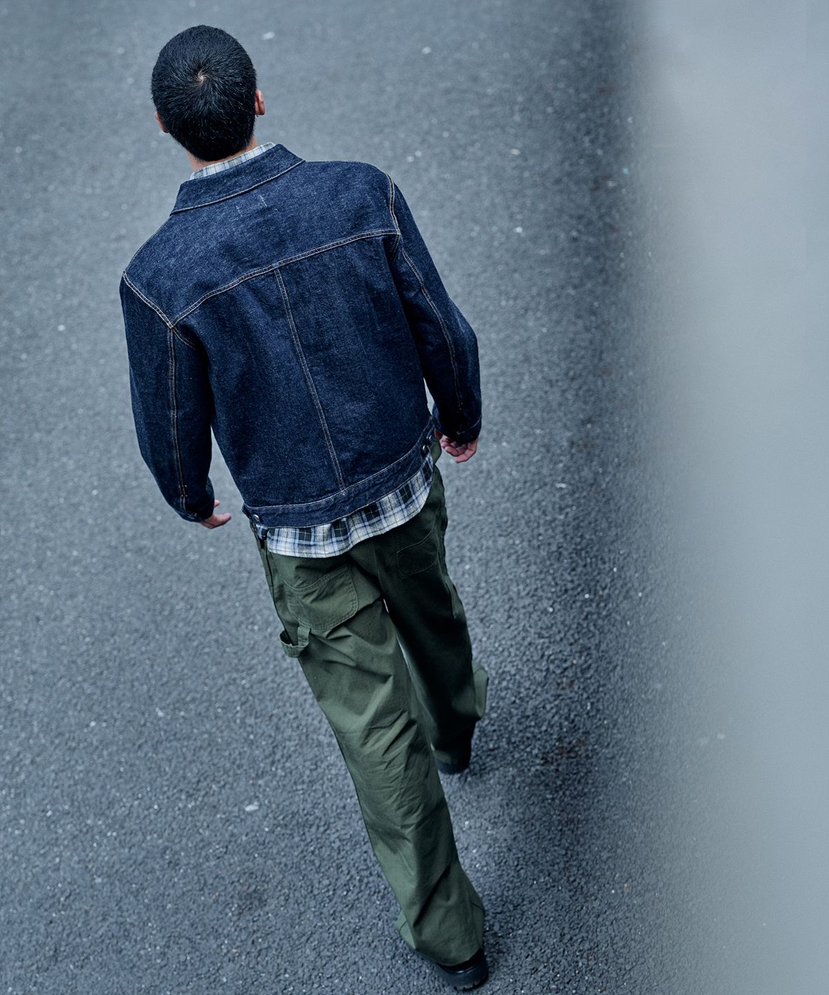 플랙(PLAC) [SHIOTA MADE] TYPE-2 WORK DENIM JACKET_INDIGO