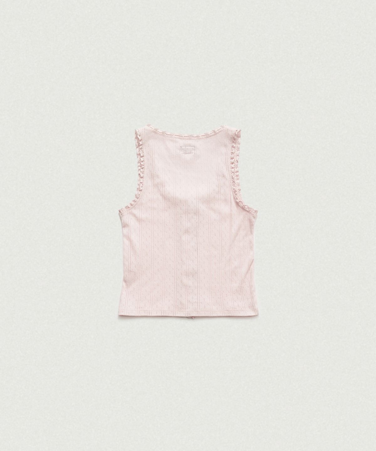 더바넷(THEBARNNET) Ravioli Lace-Trim Tank Top_Pink