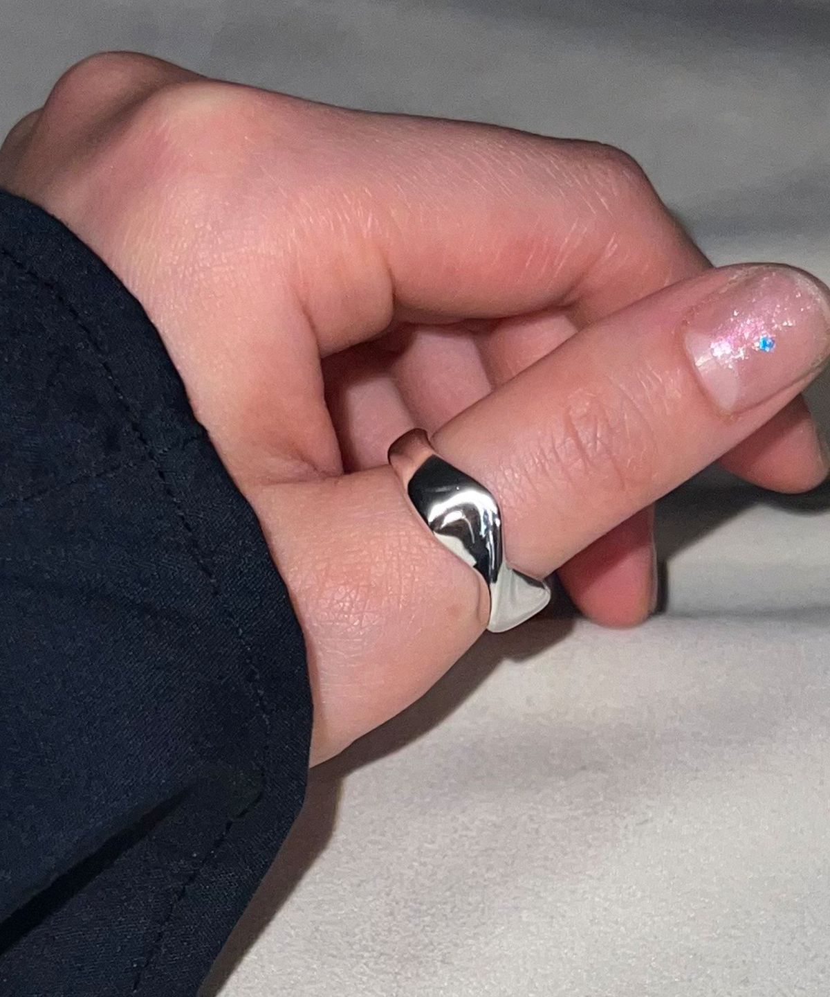 시에가하우스(SIEGA HOUSE) RIBBON RING (GLOSSY)