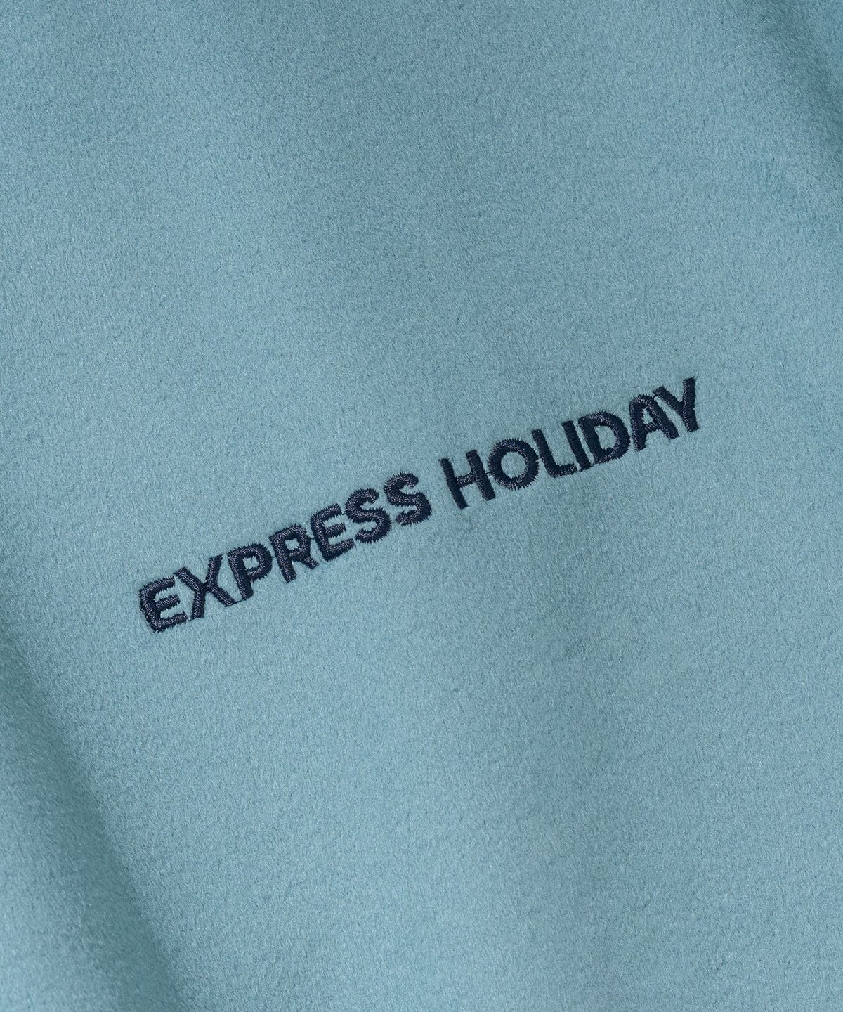 익스프레스홀리데이(EXPRESSHOLIDAY) 브러쉬드 코튼 쉘 하프집업_민트