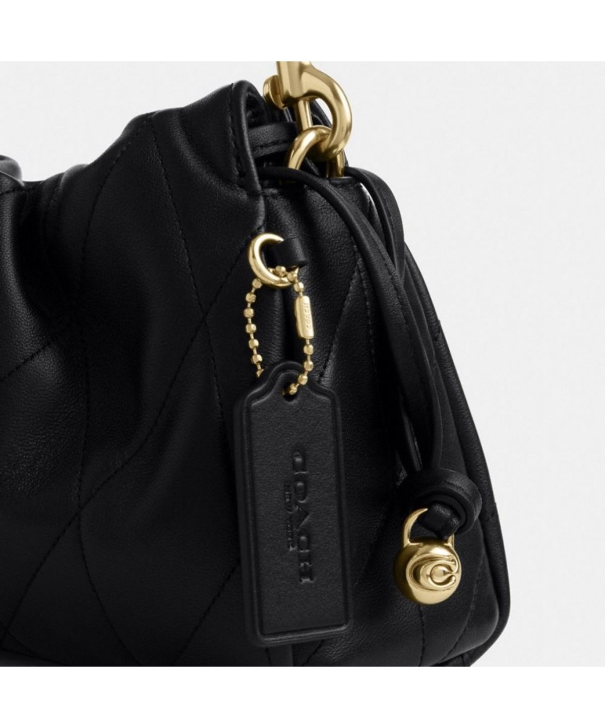 코치(COACH) 페이 숄더 백 위드 퀼팅 CCZ54 IMBLK