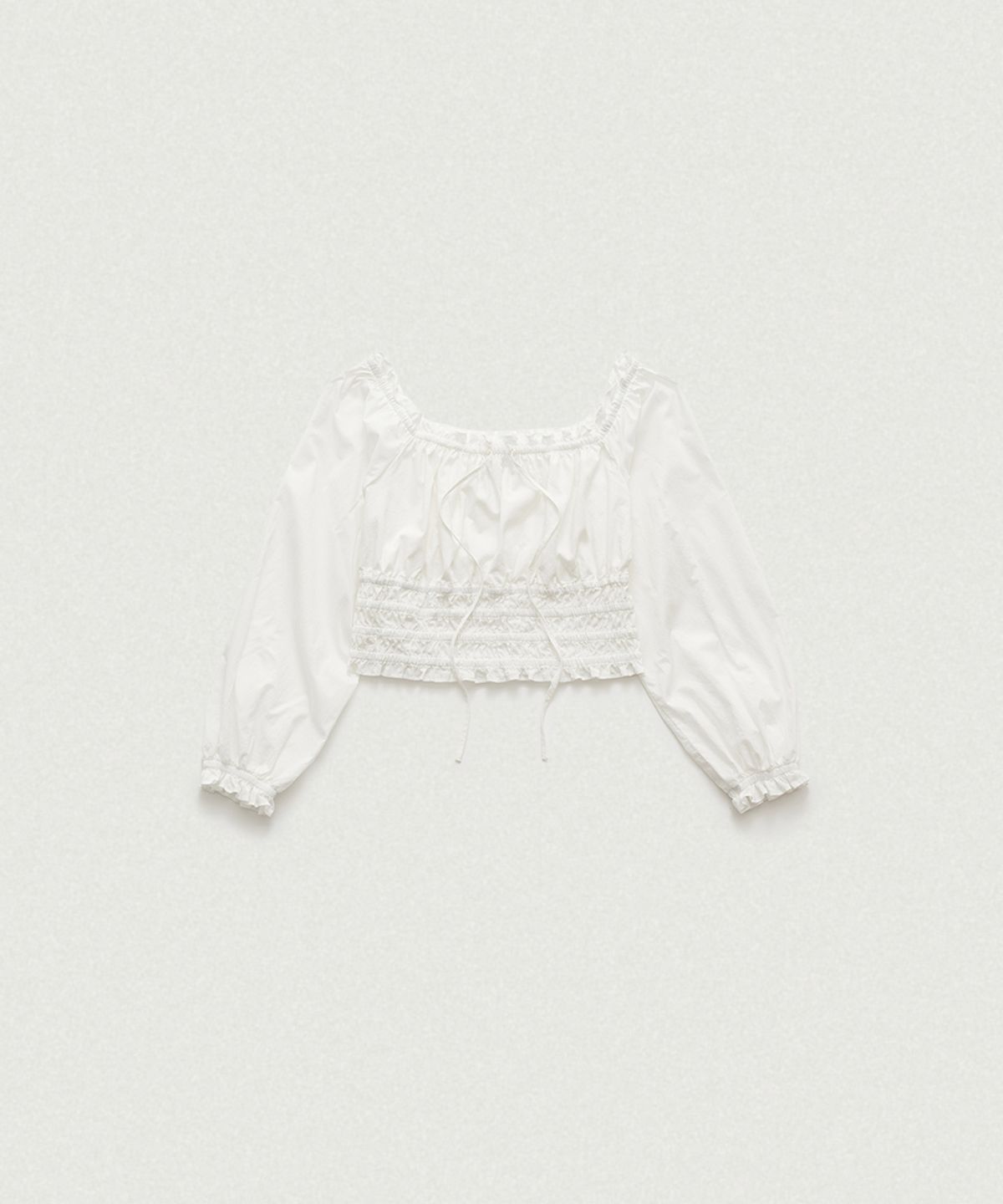 더바넷(THEBARNNET) Verta Square Neck Blouse