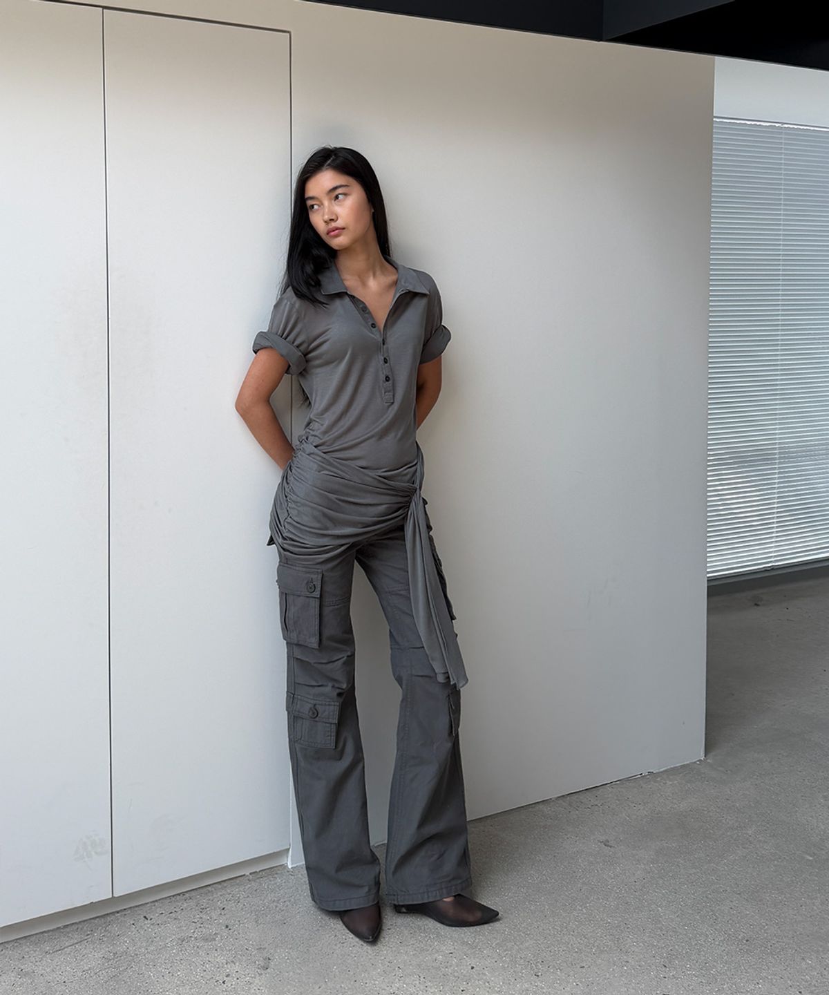 오도어(ODOR) Range cargo pants - Grey