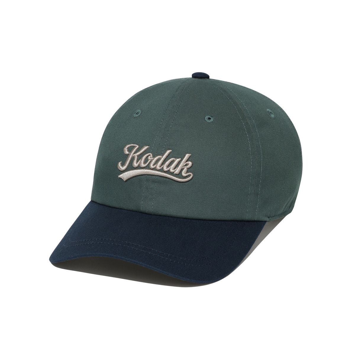 코닥(KODAK) 릴렉스핏 레터링 콤비 볼캡 GREEN