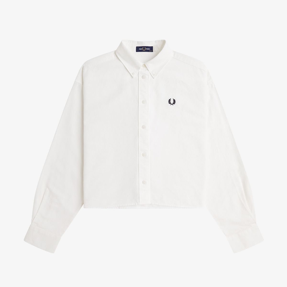프레드페리(FRED PERRY) [womens] 버튼 다운 셔츠 - 스노우 화이트 AFPF2612178-129